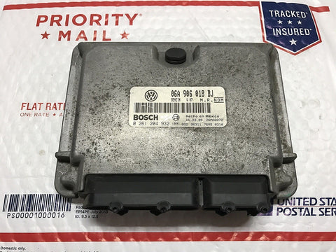 Pre-programmed: 99-00 VW Jetta Golf 2.0L ECU Engine Computer Control 06A906018BJ