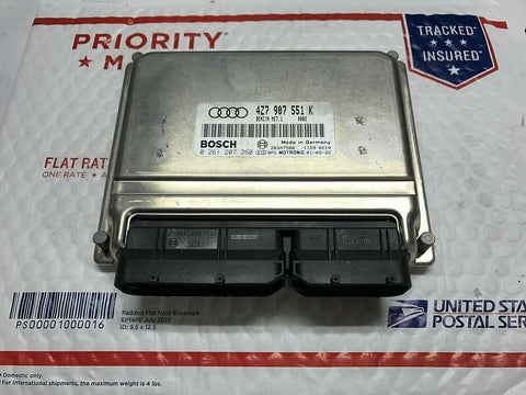 Programmed 01-02 Audi Allroad, A6 C5, 2.7t Engine Control Module 4Z7907551K